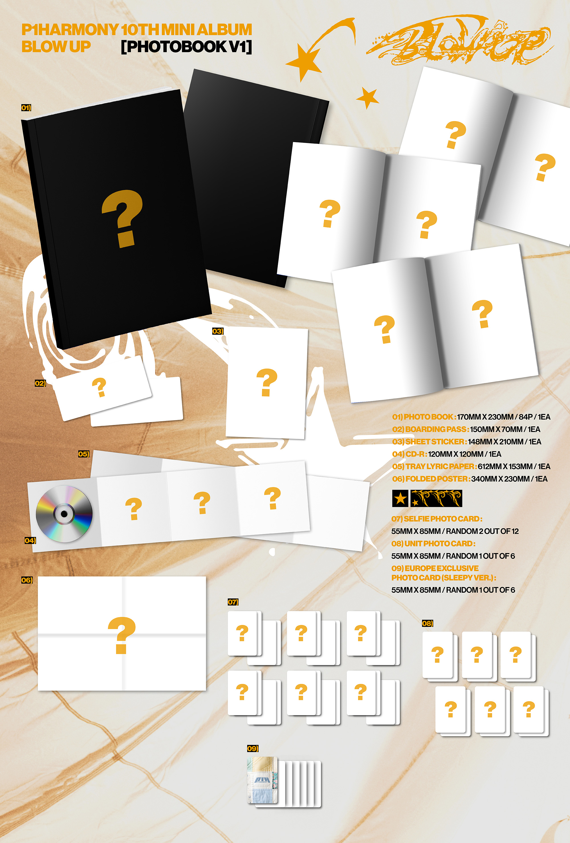 [Signed] P1Harmony - BLOW UP (Photobook Ver.) - Europe Exclusive
