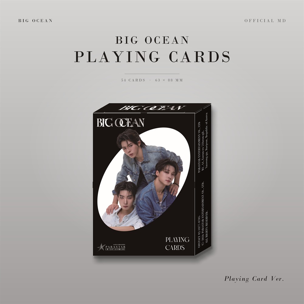 [OFFLINE FANSIGN EVENT] BIG OCEAN - official Playing Cards (Trump Cards) + exclusive Photocard