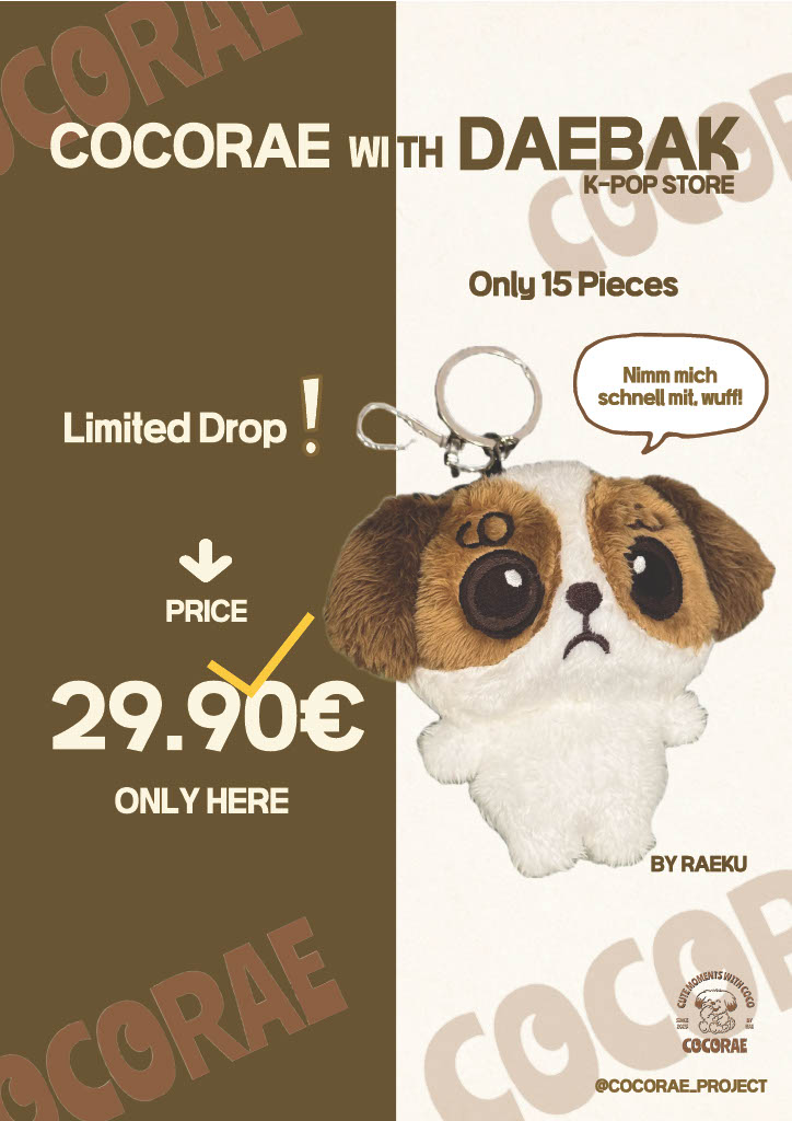 RAEKU - COCORAE Plush Doll + Signed Card