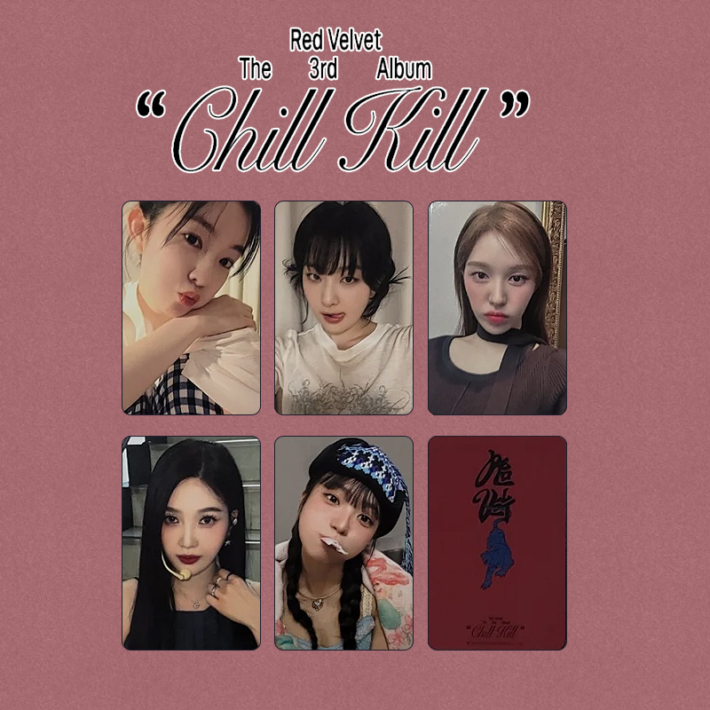 red-velvet-chill-a-kill-lucky-draw-photocard-set RED VELVET - Chill a Kill OFFICIAL Lucky Draw SET