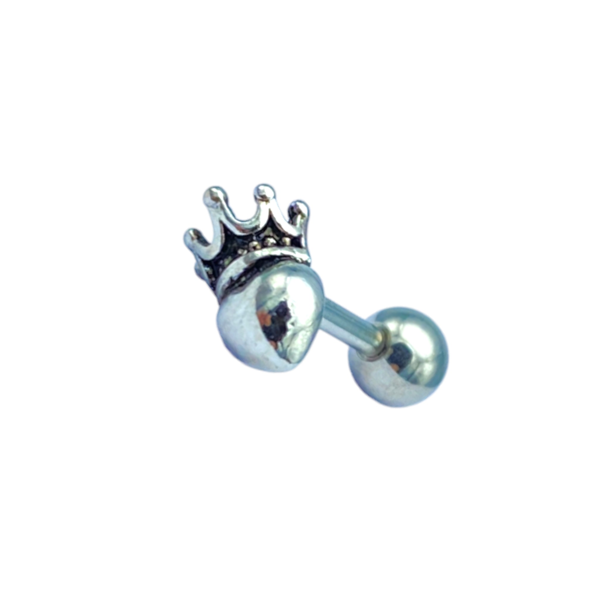 Heart with Crown - Ear Piercing