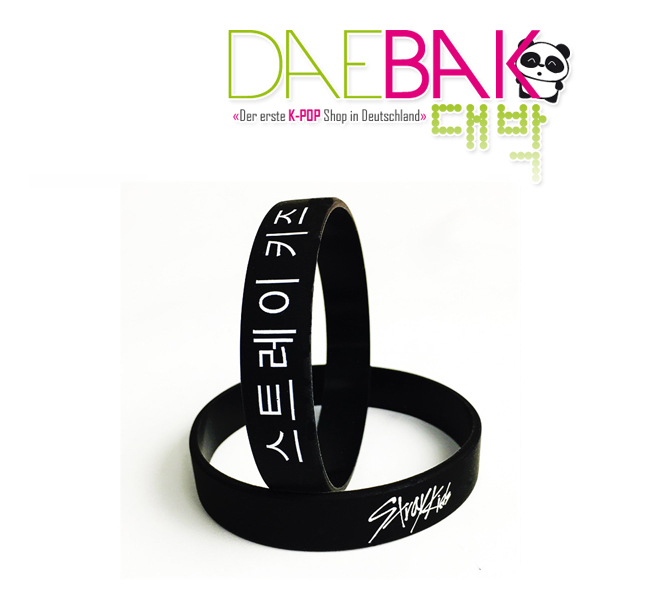 stray-kids-rubber-bracelet-black STRAY KIDS - Armband (Black)