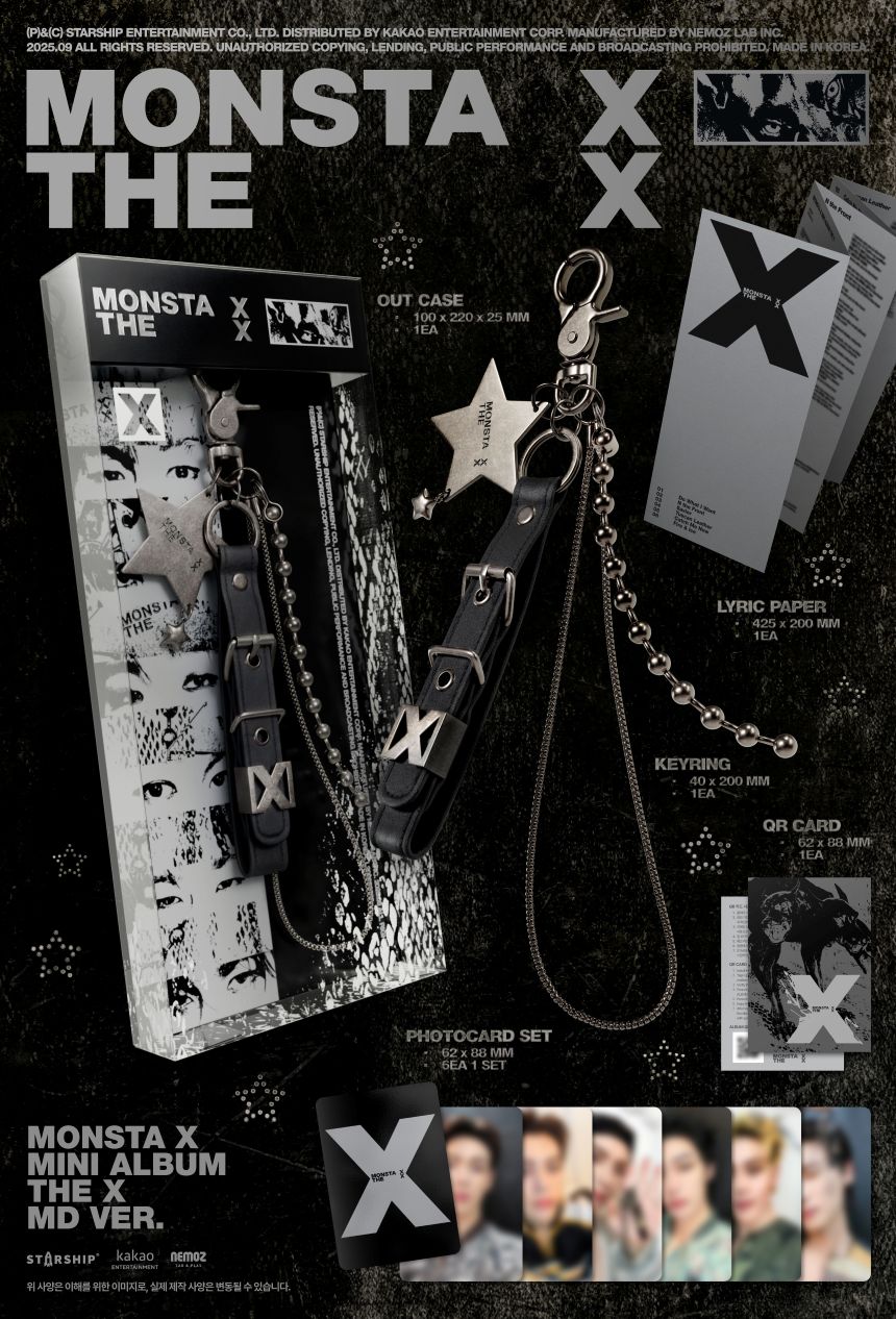 MONSTA X - MINI ALBUM [THE X] (MD VER. LIMITED)