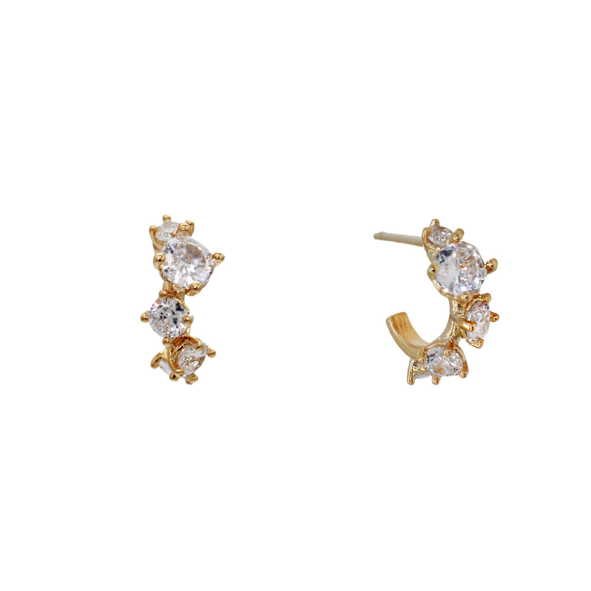 Beautiful CZ Hoop - Earring