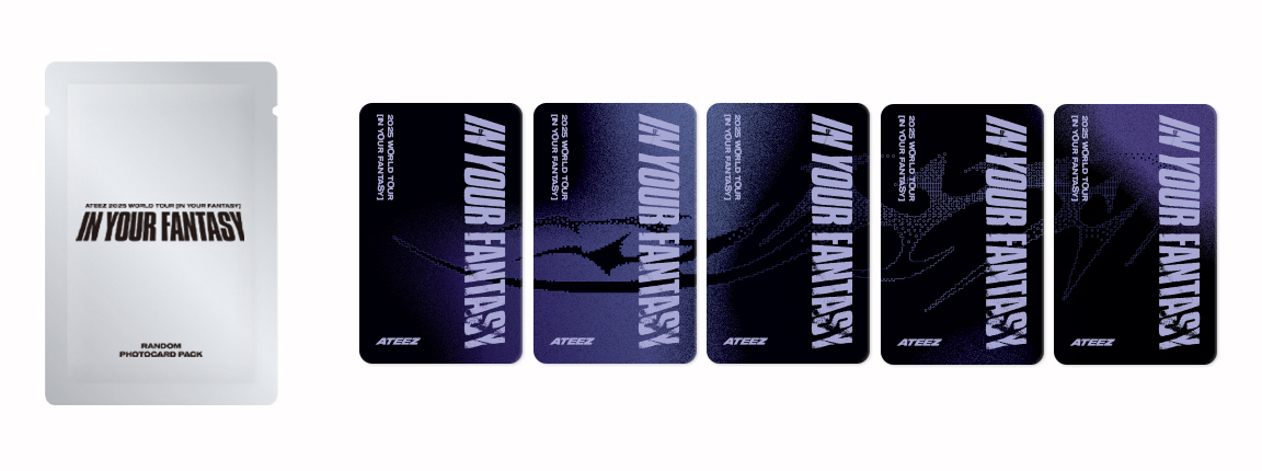 ATEEZ 2025 WORLD TOUR [IN YOUR FANTASY] OFFICIAL MD - Random Photo Card Pack