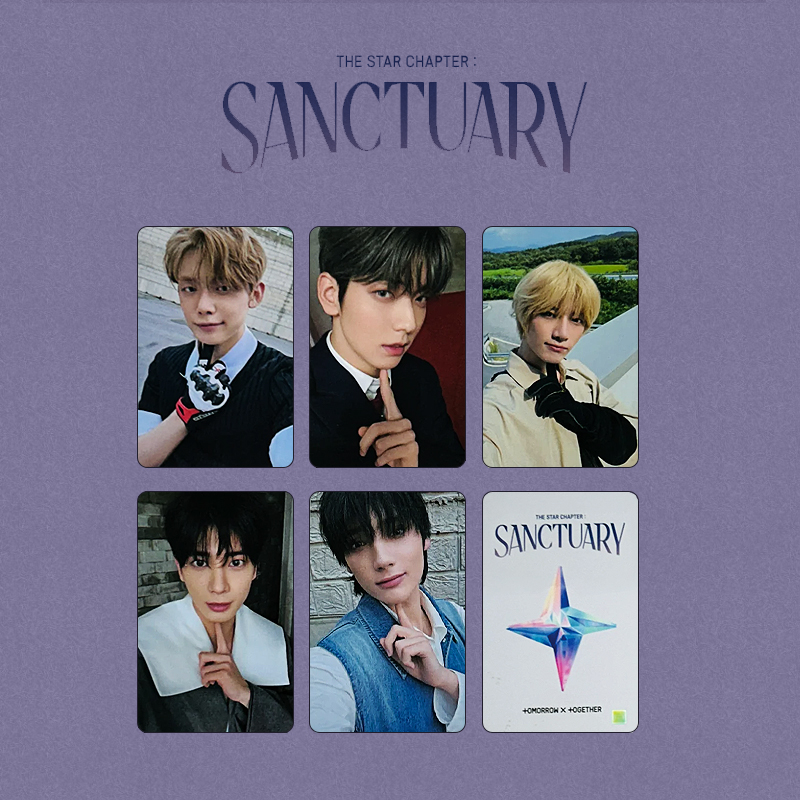 txt-santuay-music-korea-lucky-draw TXT (TOMORROW X TOGETHER) - 별의 장: SANCTUARY MUSIC KOREA LUCKY DRAW PHOTO CARD SET