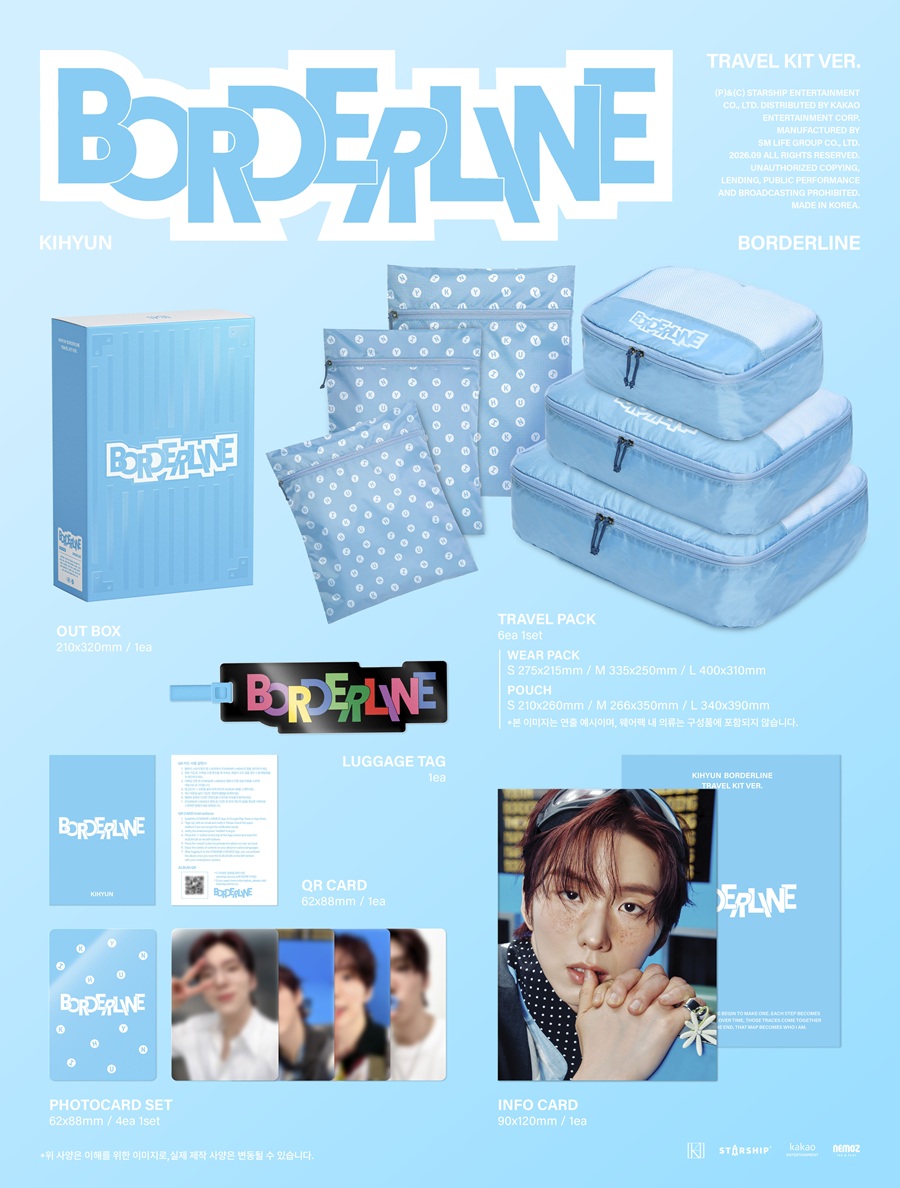 KIHYUN - BORDERLINE [Travel Kit Ver.]
