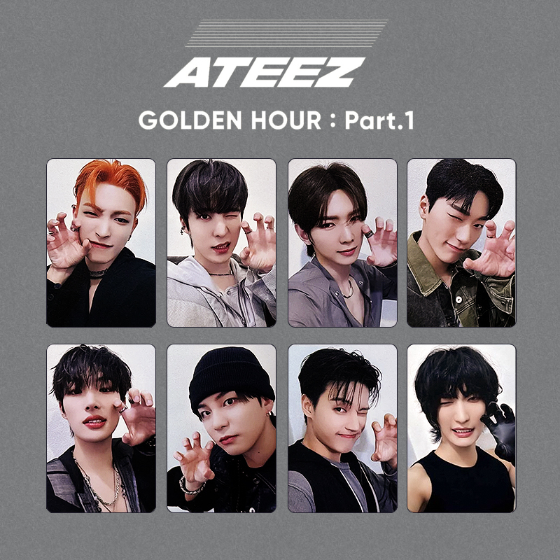 ateez-golden-hour-part1-fromm-pob ATEEZ - GOLDEN HOUR PART 1 OFFICIAL FROMM POB PHOTO CARD SET