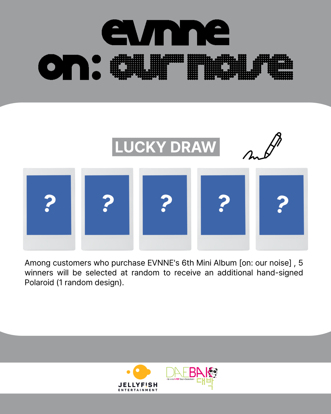 [SIGNED] EVNNE - 6th mini Album on: our noise