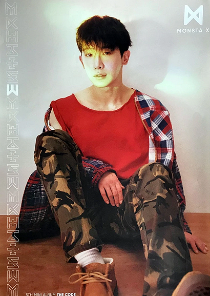 wonho-poster-the-code MONSTA X - THE CODE Official Member Poster