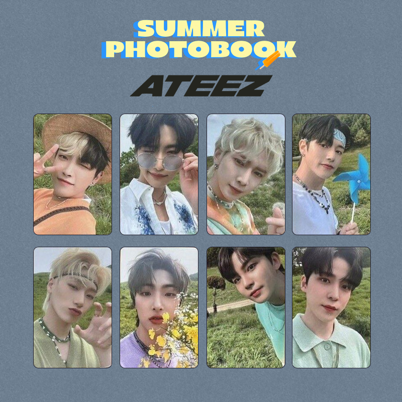 ATEEZ - 2nd SUMMER PHOTOBOOK POB Photo Card Set