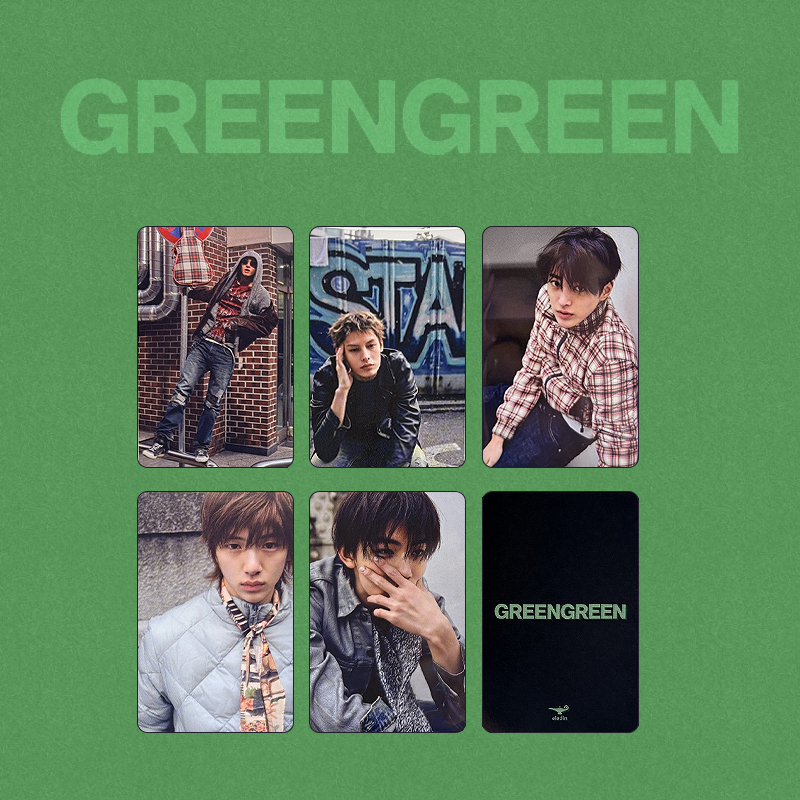 CORTIS - GreenGreen Official POB Aladin Photo Card Set