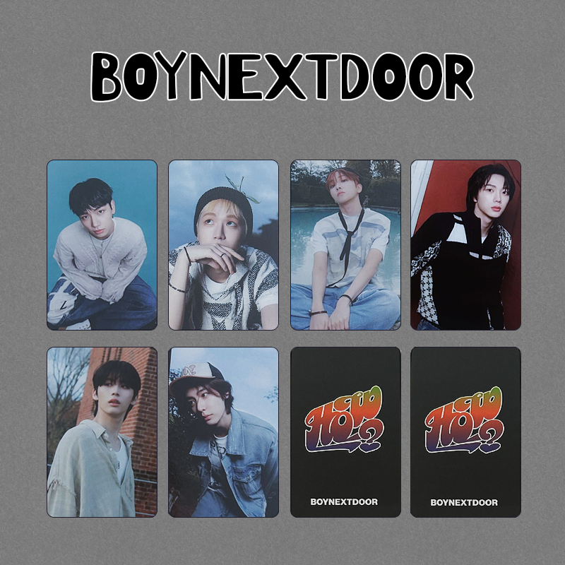 BOYNEXTDOOR - HOW? Music Korea POB Photo Card Set
