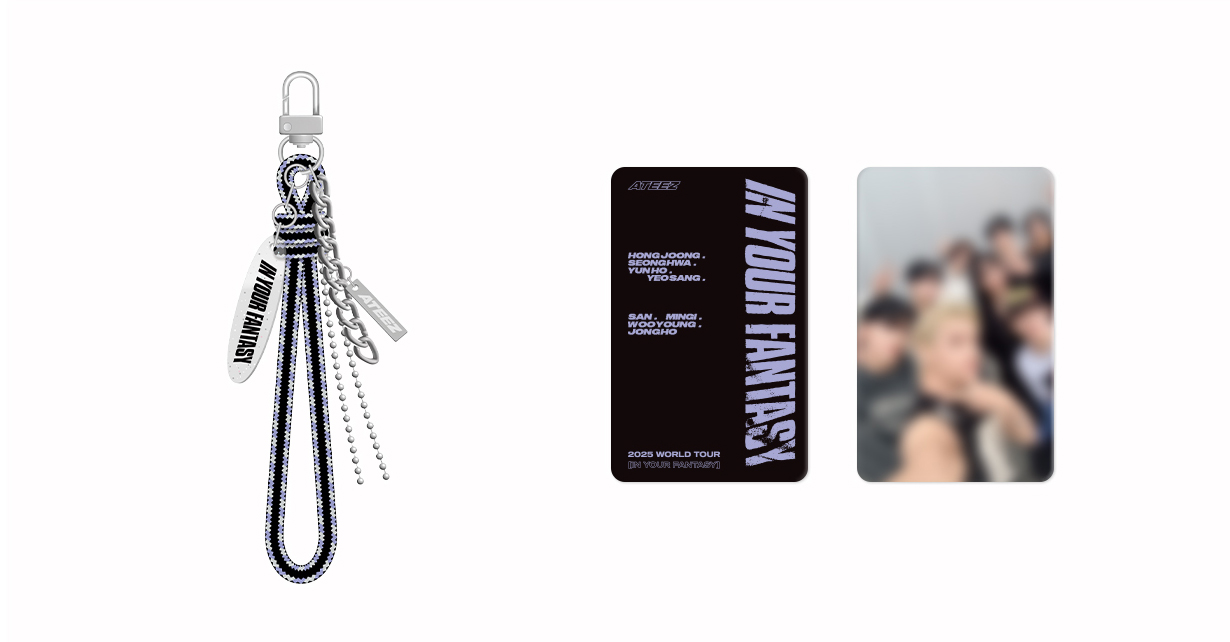 ATEEZ 2025 WORLD TOUR [IN YOUR FANTASY] OFFICIAL MD - LIGHTINY STRAP