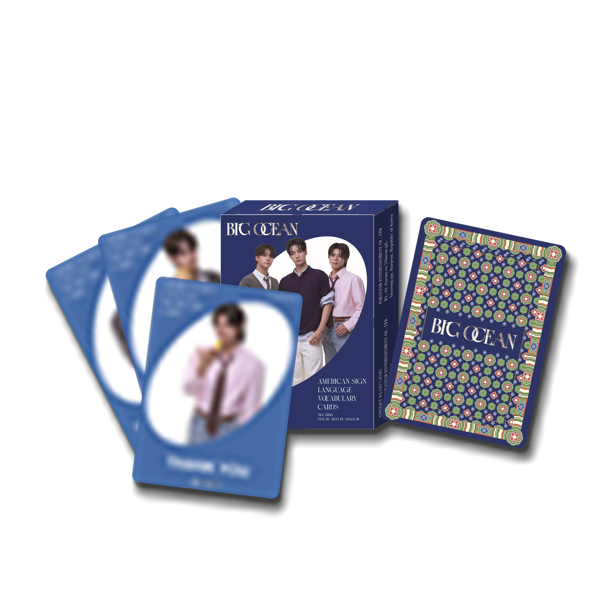 [OFFLINE FANSIGN EVENT] BIG OCEAN - official ASL (American Sign Language) Cards + exclusive Photocard