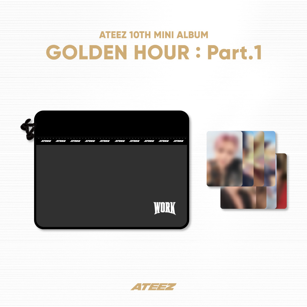 ATEEZ - [GOLDEN HOUR : Part.1] OFFICIAL MD - TABLET MULTI POUCH