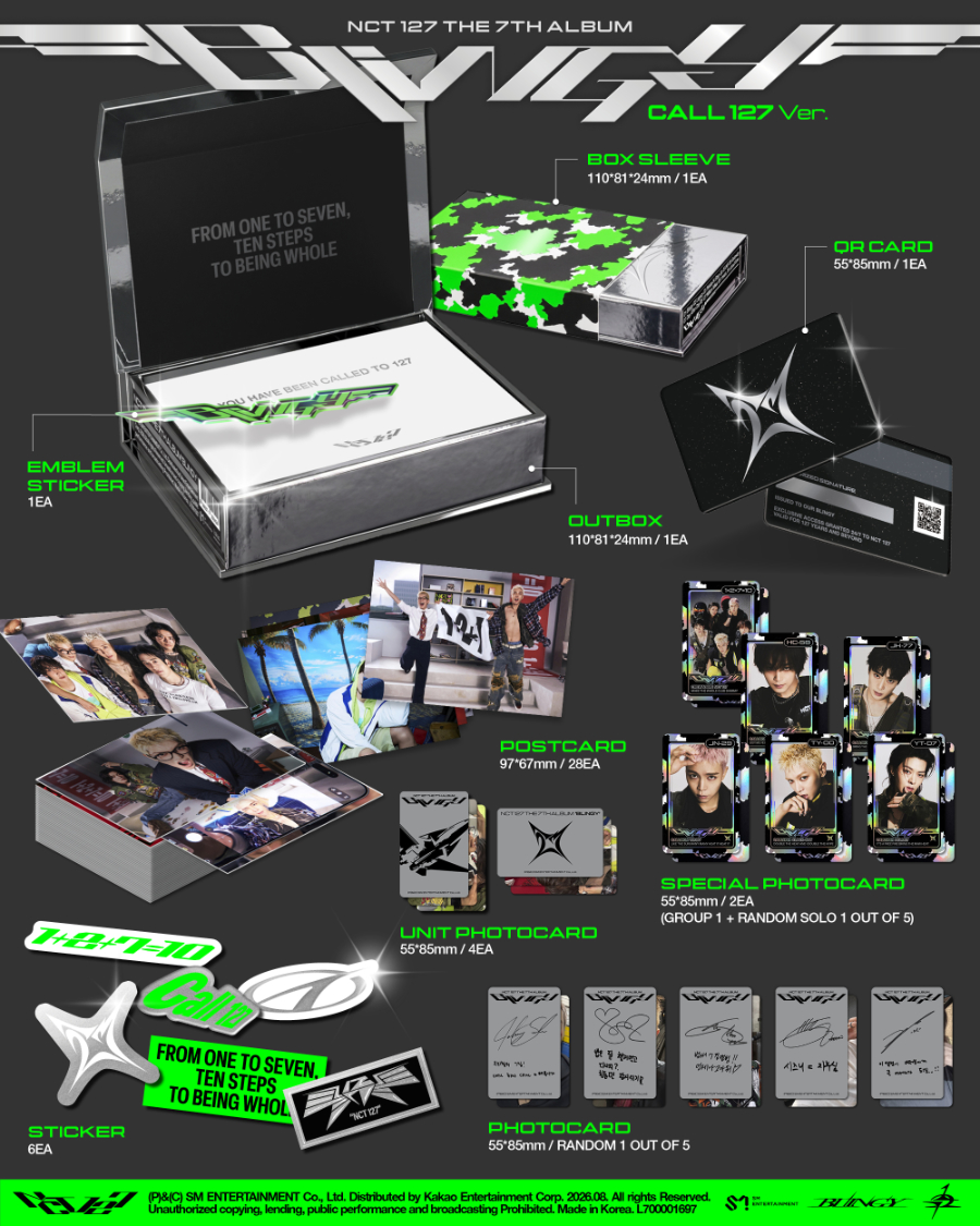 NCT 127 - 7th Album BLINGY [CALL 127 Ver.]