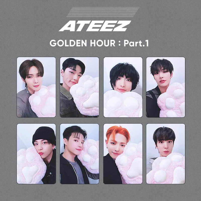ateez-golden-hour-part1-kq-pob ATEEZ - GOLDEN HOUR PART 1 OFFICIAL TOKTOQ POB PHOTO CARD SET