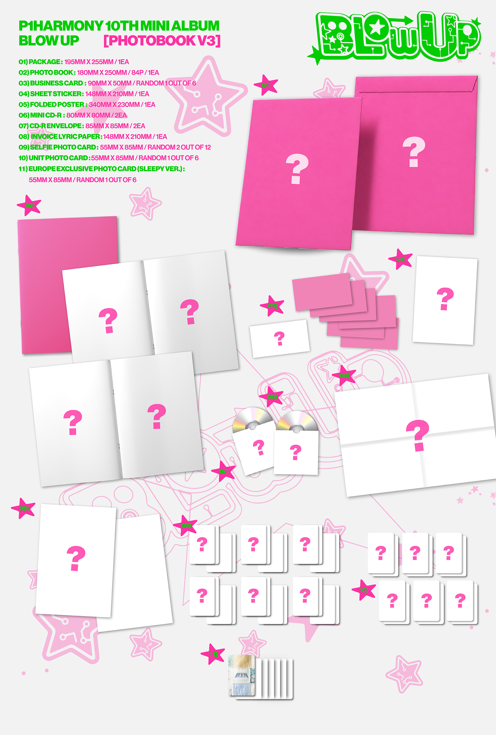 [Signed] P1Harmony - BLOW UP (Photobook Ver.) - Europe Exclusive