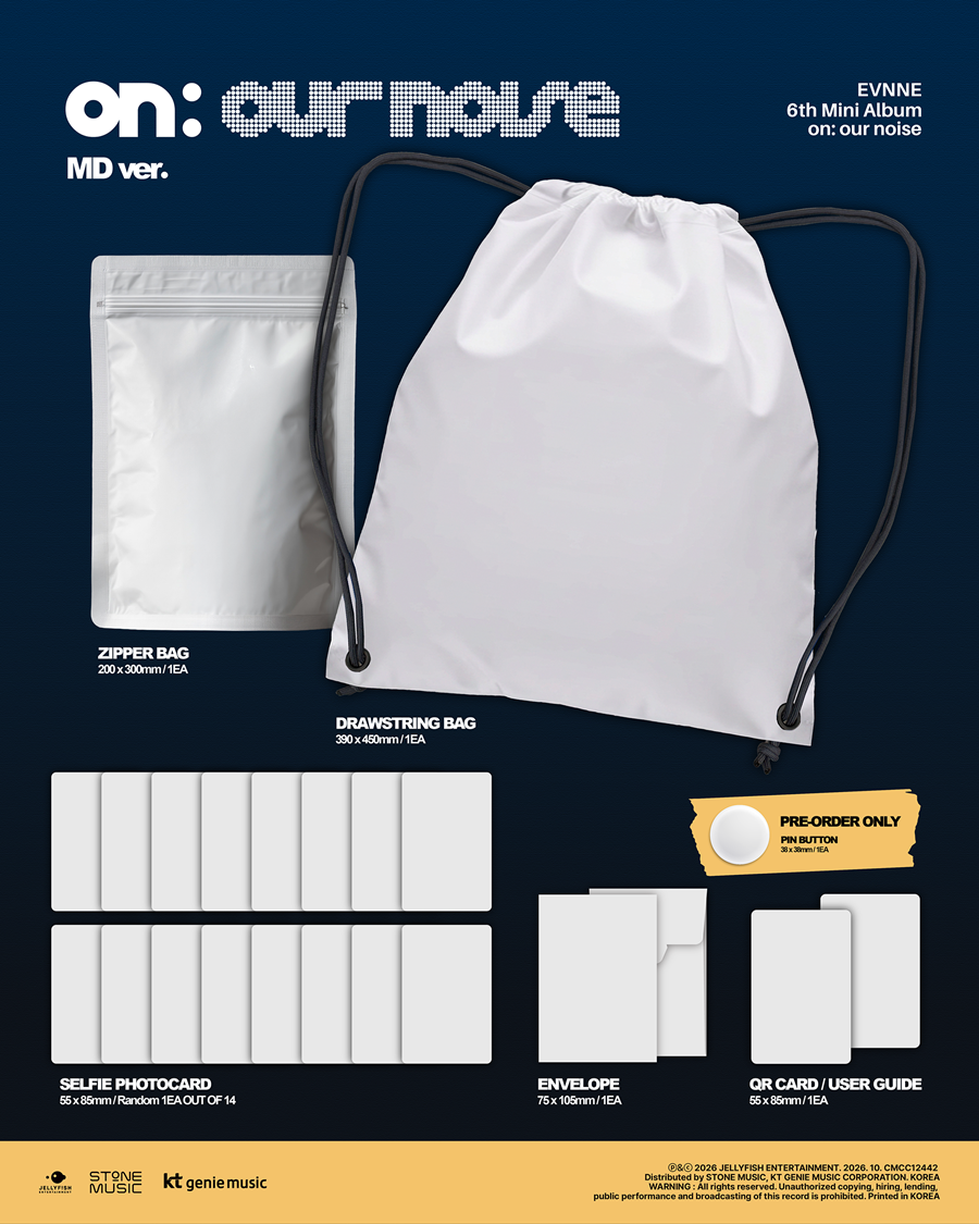EVNNE - on: our noise 6th Mini Album [MD Ver.]