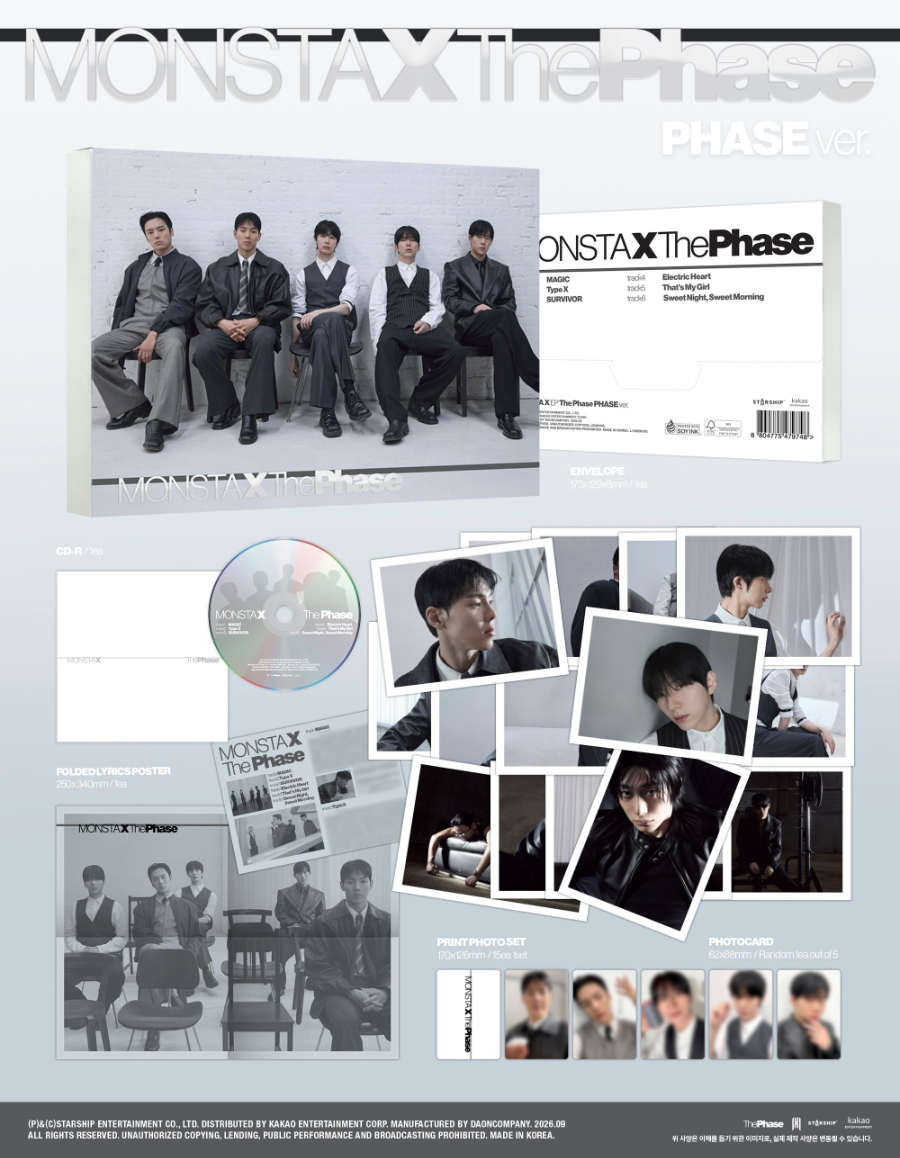 MONSTA X - The Phase [Phase Ver.]