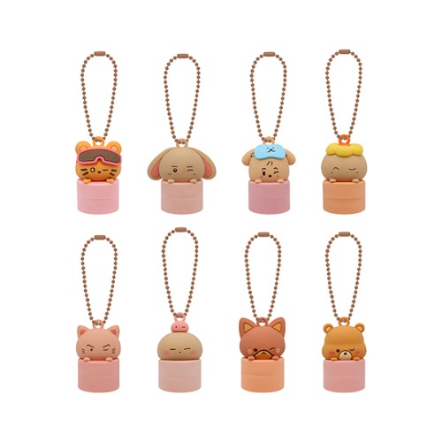 ATEEZ - 8TH ANNIVERSARY LIP CAP KEYRING [random]