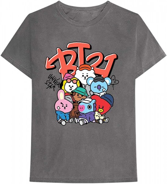 BT21 Unisex - Official T-Shirt: Street Mood Group