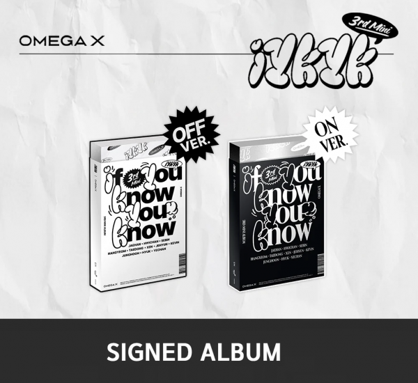 [SIGNED] OMEGA X - 3rd MINI ALBUM : iykyk