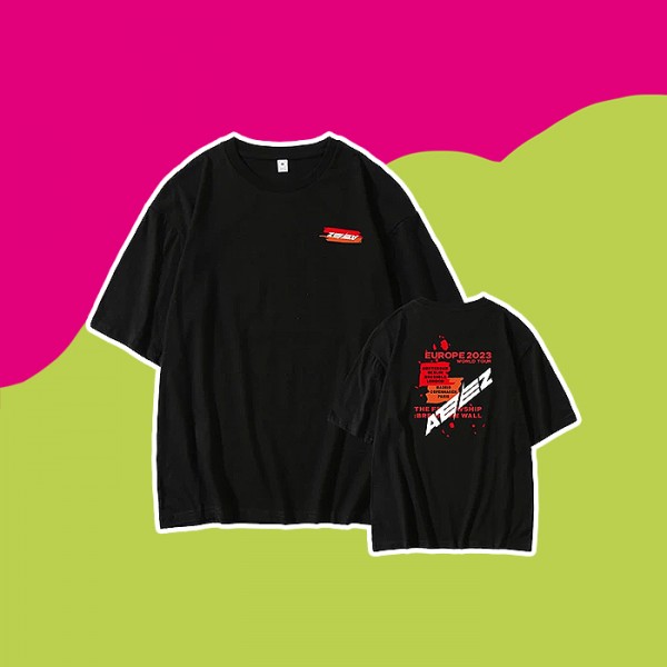 ATEEZ - Break the Wall T-Shirt [red Version]
