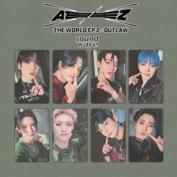 ATEEZ - THE WORLD EP.2 : OUTLAW - Official POB Soundwave Photo Card Set
