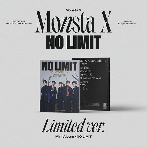 MONSTA X - NO LIMIT Mini Album (Limited Edition)
