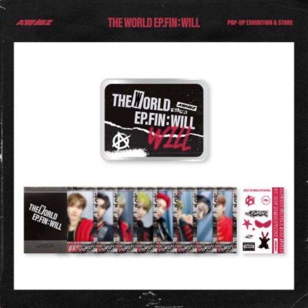 ATEEZ [THE WORLD EP.FIN : WILL] OFFICIAL MERCH - TIN CASE INSTANT PHOTO SET