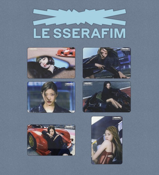LE SSERAFIM - Official FEARLESS Clear Photo Card Set