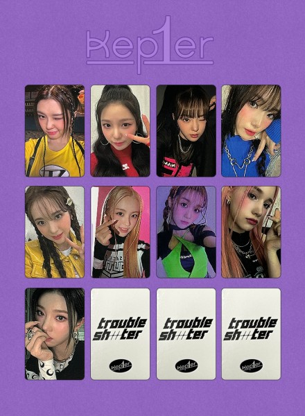 KEP1ER - Official Trouble Shooter Photo Card Set
