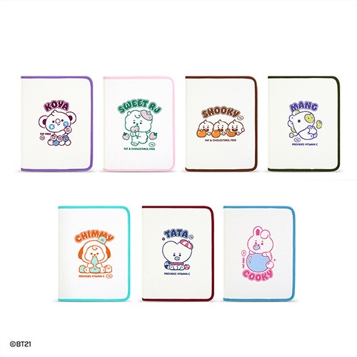 BT21 - Baby Canvas Tablet Book Pouch [JELLY CANDY]