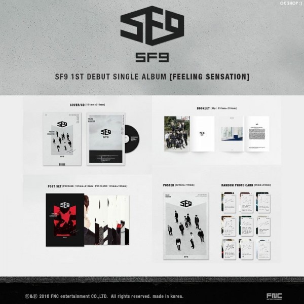 SF9 - 1st Single Album - FEELING SENSATION