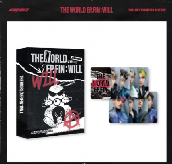ATEEZ [THE WORLD EP.FIN : WILL] OFFICIAL MERCH - HARDCOVER PHOTOCARD BINDER