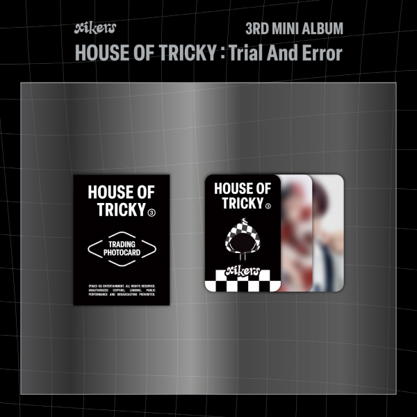 xikers [HOUSE OF TRICKY: Trial And Error] OFFICIAL MD - RANDOM TRADING CARD SET