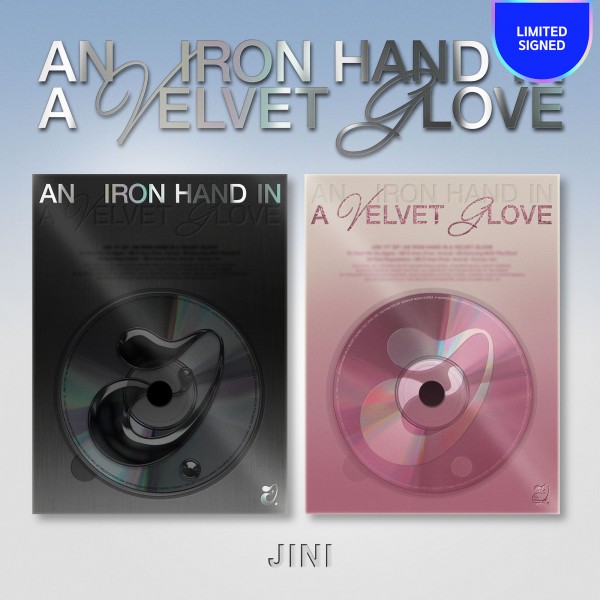 [SIGNED] JINI - 1st EP 'An Iron Hand In A Velvet Glove' (US exclusive photocard)
