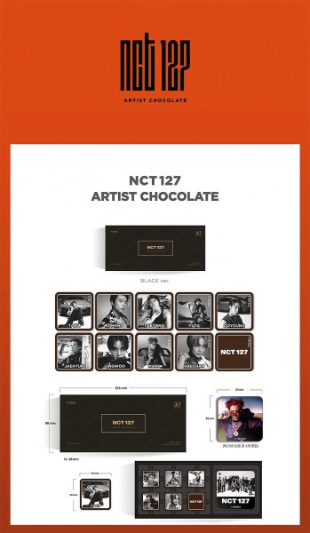 NCT 127 - Artist Belgium Chocolate [BLACK Vers.] + Magnet