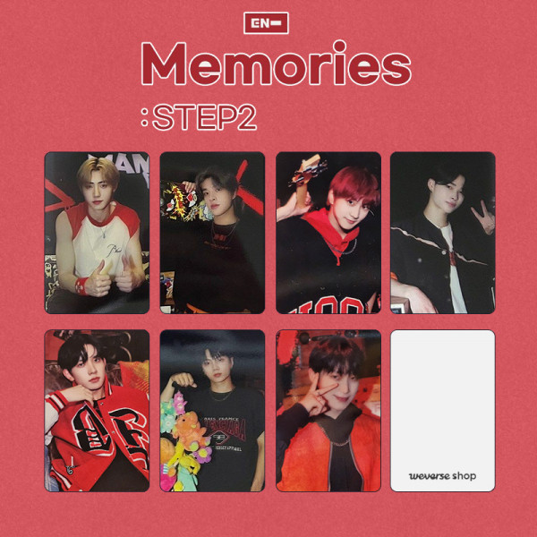 ENHYPEN - Official Memories Step: 2 Pieces of Memories Weverse POB - Photo Card Set