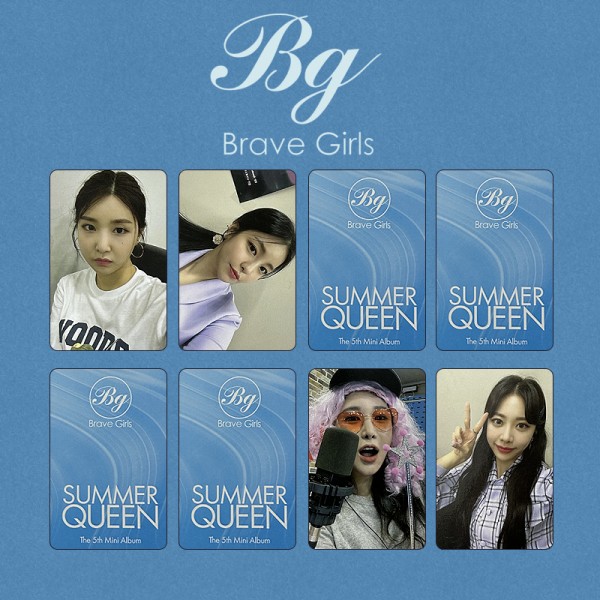 Brave Girls - Official POB Summer Queen Photo Card Set