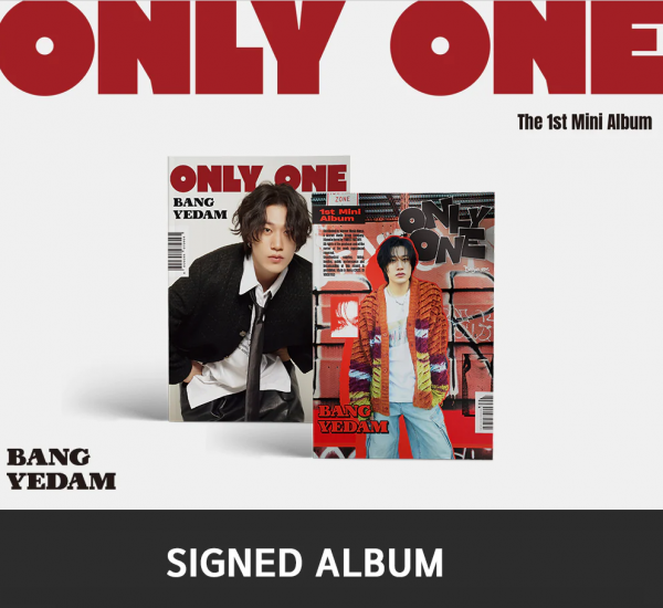 [SIGNED] BANG YEDAM - 1st MINI ALBUM: ONLY ONE