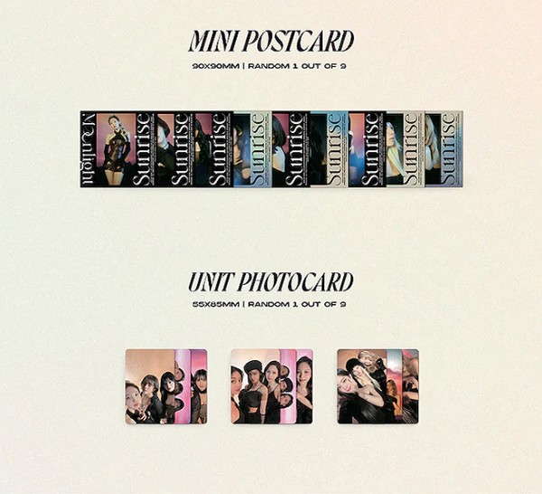 TWICE - Ready To Be Official POB Random mini Postcard + Unit Photo Card