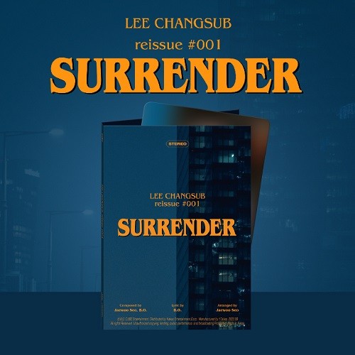 LEE CHANG SUB - reissue #001 SURRENDER [Platform Ver.]