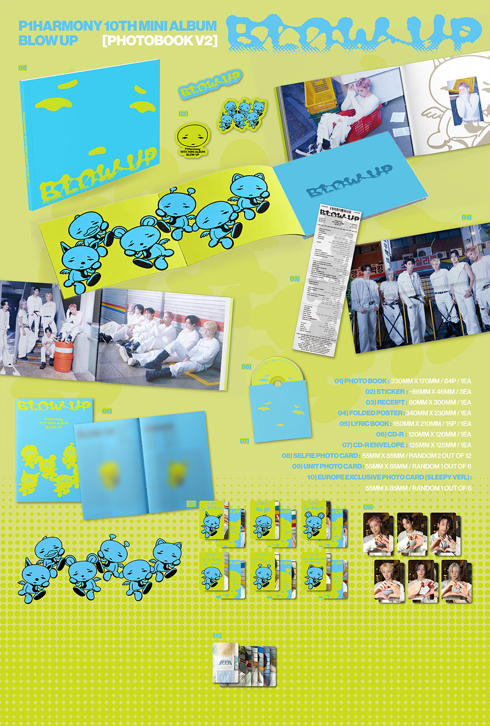 [Signed] P1Harmony - BLOW UP (Photobook Ver.) - Europe Exclusive | V1 ...
