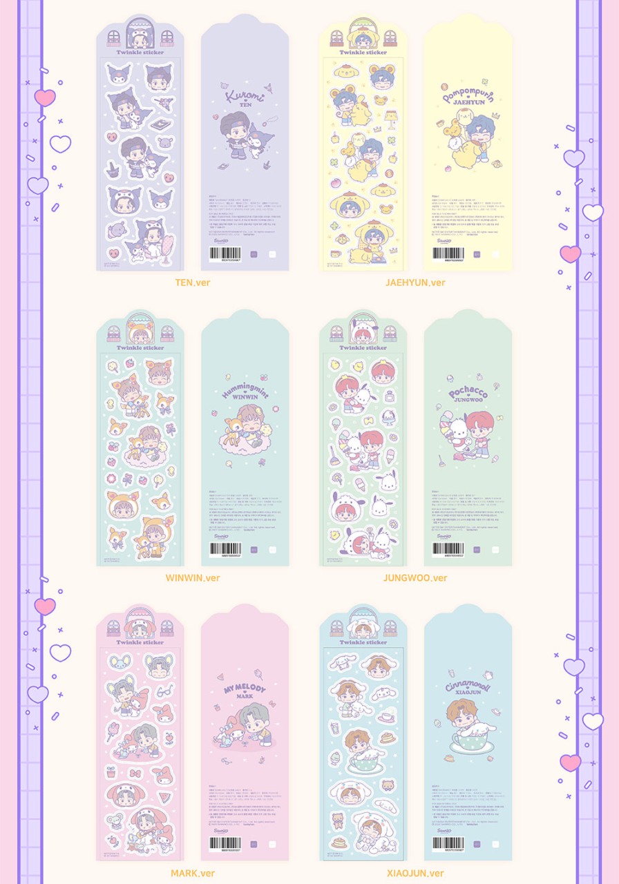 NCT x SANRIO CHARACTERS OFFICIAL - TWINKLE STICKER